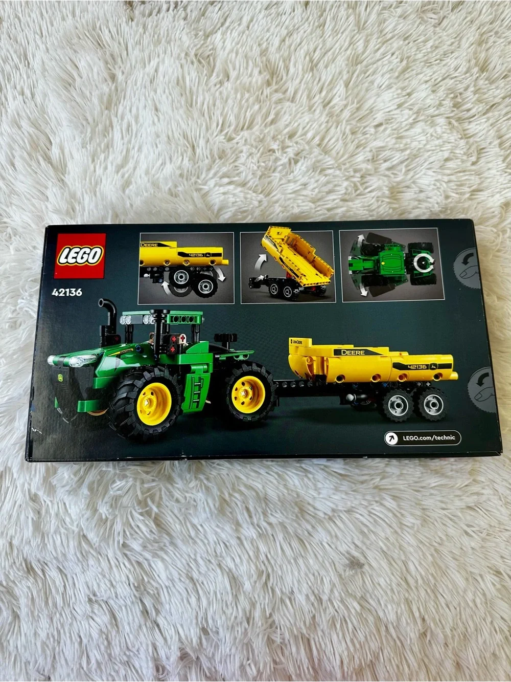 Lego Technic John Deere 9620R 4WD Tractor 42136 Building Set New Sealed Box